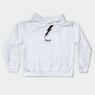 Minimalist Zeus Kids Hoodie